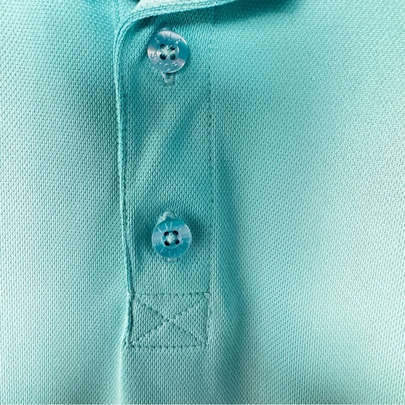 FILA Teal Golf Polo Sport Shirt, Short Sleeve, Polyester Mens, Athletic Fit, XXL - Picture 3 of 9